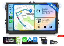 Android Auto 14 4+64 Autoradio für VW Golf GTI 2004-2013 9" CarPlay Navi RDS DSP