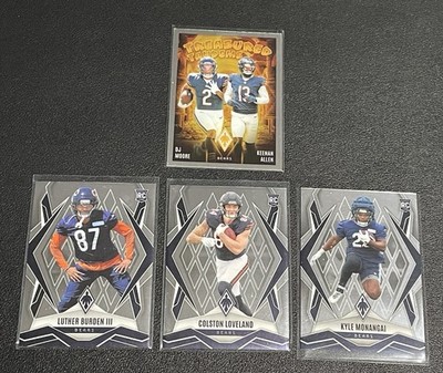 Chicago Bears 4 Karten Lot Phoenix NFL PANINI Football Cards Trading Cards