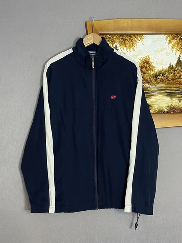 BALENCIAGA Giacca a vento vintage anni 90 Nike blu track jacket Court Challenger fullzip Y2K