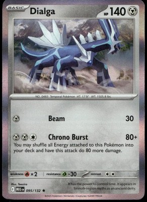 Dialga Holo Rare ME01: Mega Evolution 095/132 NM