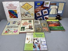 Lot of 9 Vintage And Modern Craft Books  Pattern Guides Quilting Sewing Crochet