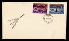 DR WHO 1960 RUSSIA FDC SPACE COMBO M82495