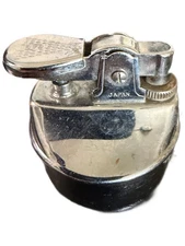 Vintage Japanese Table Lighter Made In Japan Flint Works As-Is