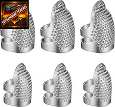 Nähfingerhut Metall verstellbar 2 Größen für Handarbeit & Stickerei