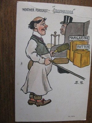 Wettervorhersage ''ÄNDERBAR'' - verschickt 1904