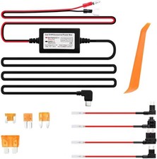 9.68Ft Dash Cam Hardwire Kit USB C,12V-30V to 5V Hardwire Kit for Dash Camera fo
