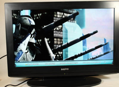 SANYO DP26649 26'' LCD TV 720p HDMI USB VGA Inputs Black 60Hz Retro Gaming
