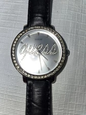 Ladies, Guess Watch, Model G76072L, Leather Band Shows Wear