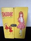 Vintage 1964 Mattel Skipper Barbie Little Sister Yellow Doll Carrying Case Trunk