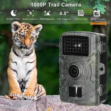 Hunting Trail Camera 1080P HD Wildlife Monitor Night Vision Waterproof Scouting