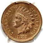 ❤️‍🔥🧊❤️‍🔥🪵🔴😎PCGS PR63 RB 1875 INDIAN HEAD CENT