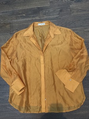 Mango MNG Women's Shirt Sz 10