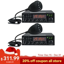 2Pack Ailunce SSB Ham Radio Transceiver Base Station Mobile Car Radio