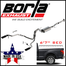 Borla S-type 3 Cat-back Exhaust 2021-26 Ford F-150 5.0l Regular Cab W67 Bed