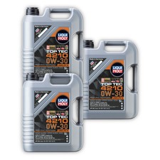 3x 5L LIQUI MOLY 21605 Motoröl Top Tec 4210 0W-30 Leichtlauf synth 5 Liter VW