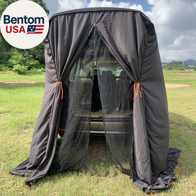 SUV Tailgate Shelter Tent Privacy Shelter Waterproof Black Portable Changing Roo