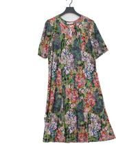David Nieper T-Shirt Midi Dress UK20 in Multi