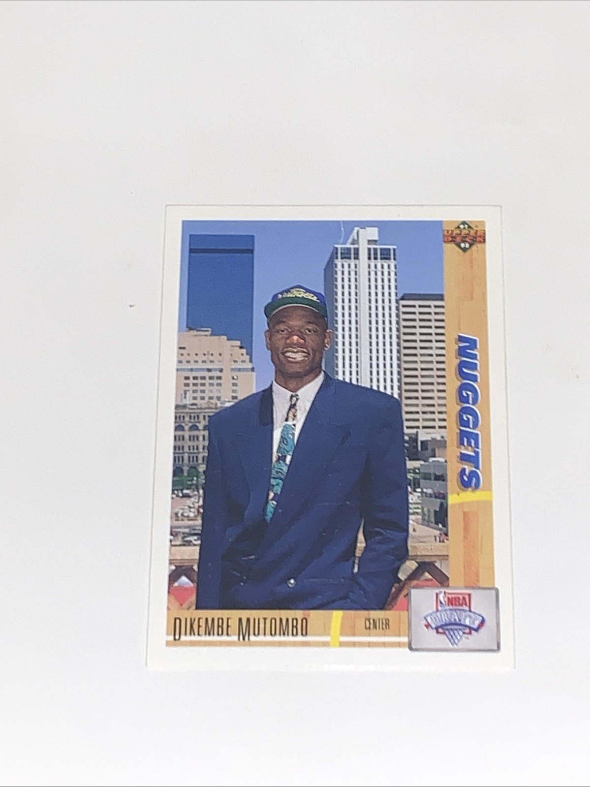1991-92 Upper Deck Basketball #3 Dikembe Mutombo Rookie RC Denver Nuggets