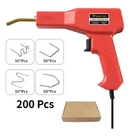 Plastic welder bumper repair kit hot gun +200 staples new