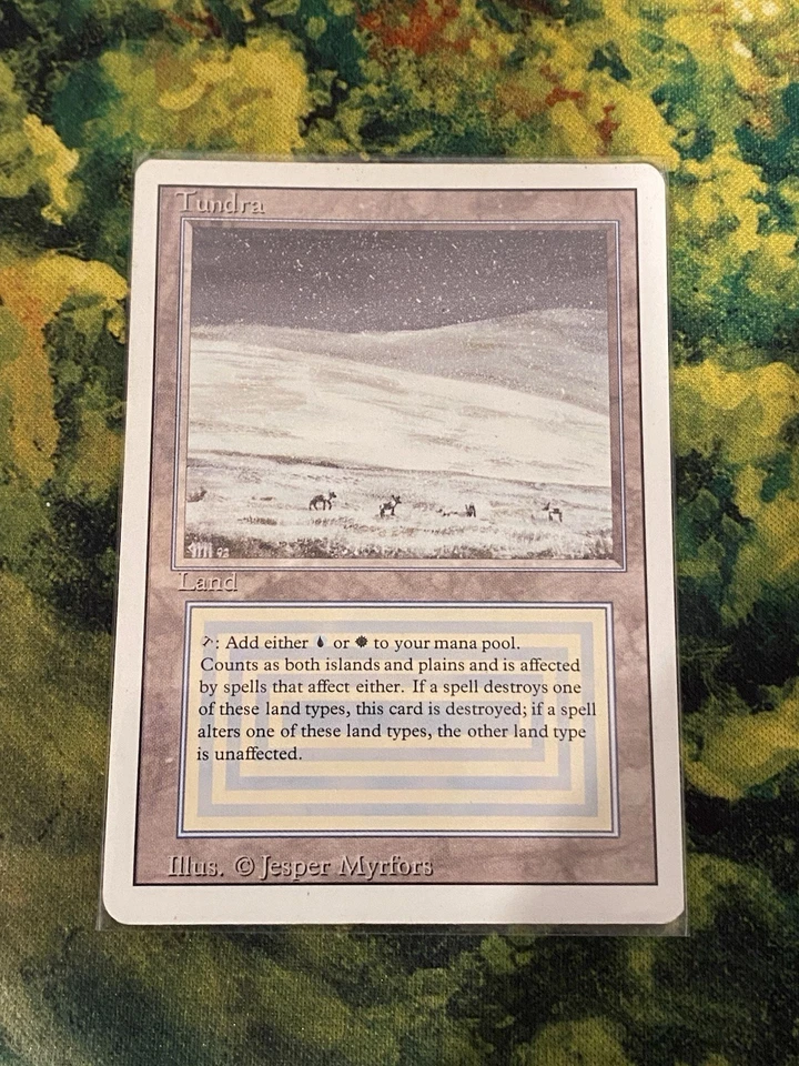 TUNDRA REVISED MTG MAGIC THE GATHERING LIGHT PLAY - Image 2 of 4