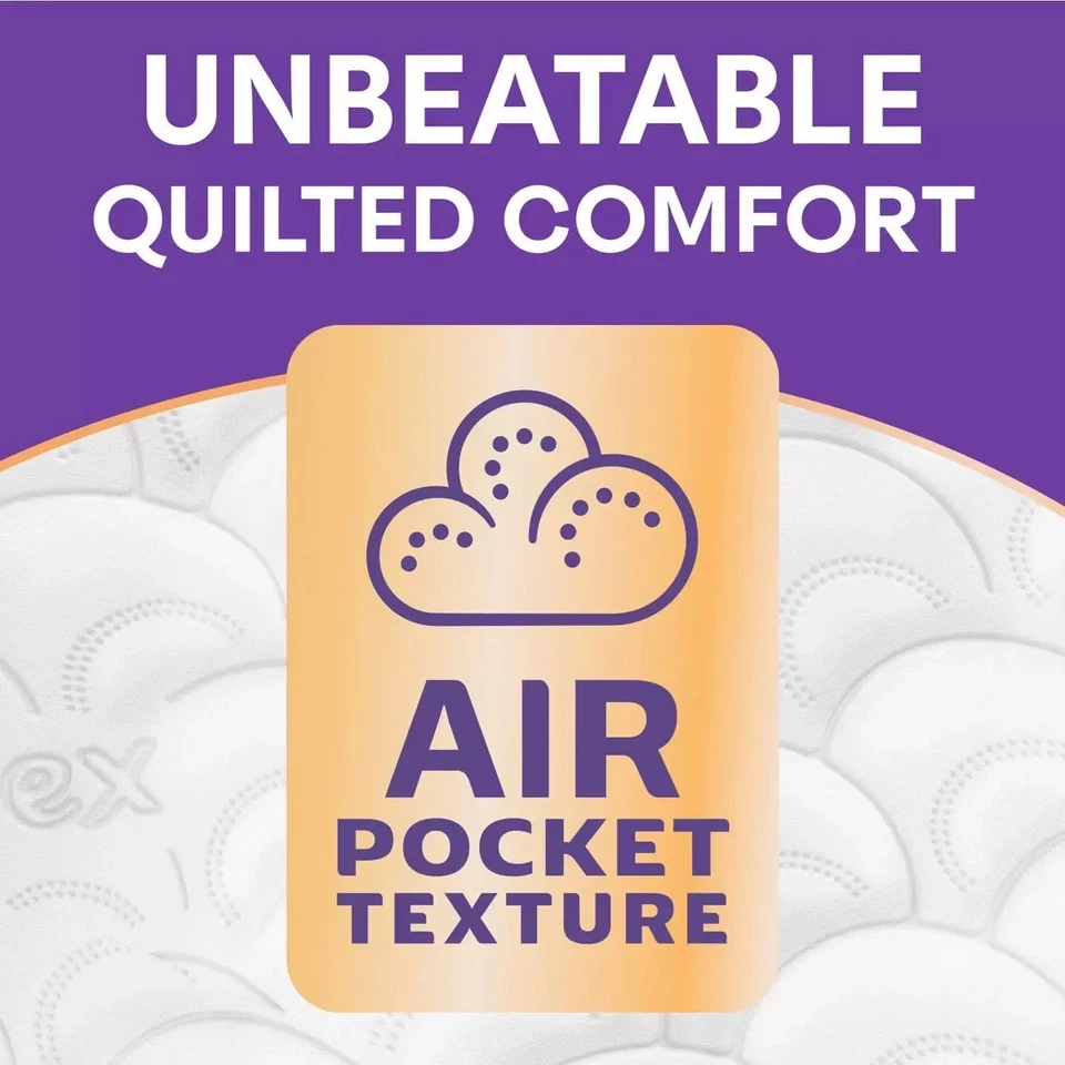 Andrex Ultimate Quilted Roll Tissue Paper Strong Soft Air Pocket Pack of 48 Roll - Image 2 of 4