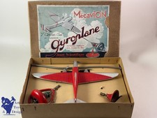 ANTIQUE TOY MECAVANE GYROPLANE PLANE COUZINET THE RAINBOW THREE ENGINE 1935