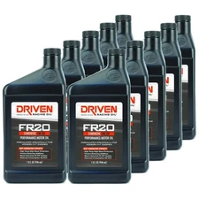 Driven Racing Oil 03006, FR20 Street Performance Oil, Synthetic 5W-20, 10 Quarts