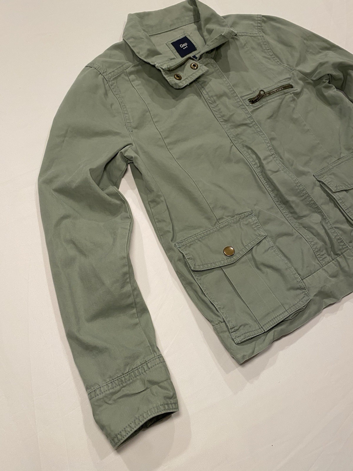 Gap Utility Jacket Green Size Medium - image 2