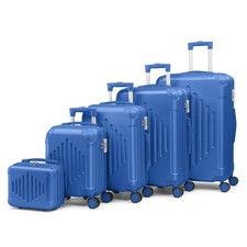 5-piece Luggage Set 12in16in20in24in28in Suitcases Wspinner Wheels Travel