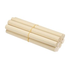 PATIKIL 3/4 x 8 Inch Wooden Dowel Rod, 10 Pcs Wood Dowels Unfinished Round Wo...