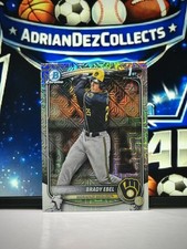 2025 Bowman Draft - Chrome Brady Ebel #BDC-194 Mojo Refractor (RC) Brewers