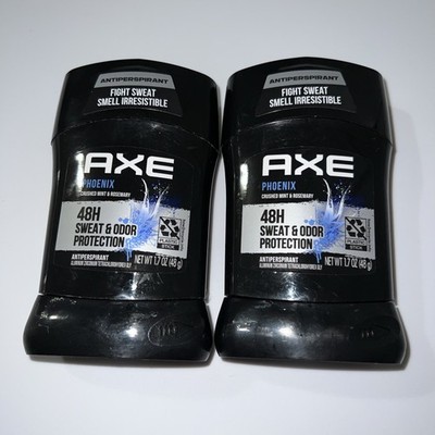 Lot of 2 AXE PHOENIX 48 Hour  Antiperspirant Stick 1.7 oz Each