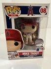 Funko Pop! Vinyl: Mike Trout #8 White Jersey MLB Angels- NIB