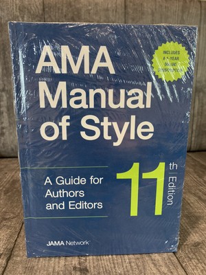 AMA Manual of Style: A Guide for Authors and Editors - Hardcover/Online Bundle