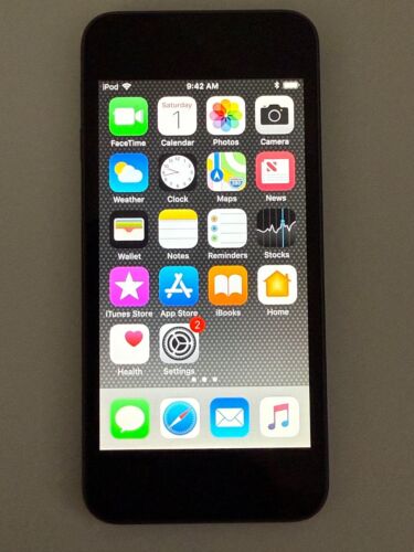 Used Apple 6th Generation 32GB iPod Touch Space Gray Excellent Condition Headset - Picture 2 of 6