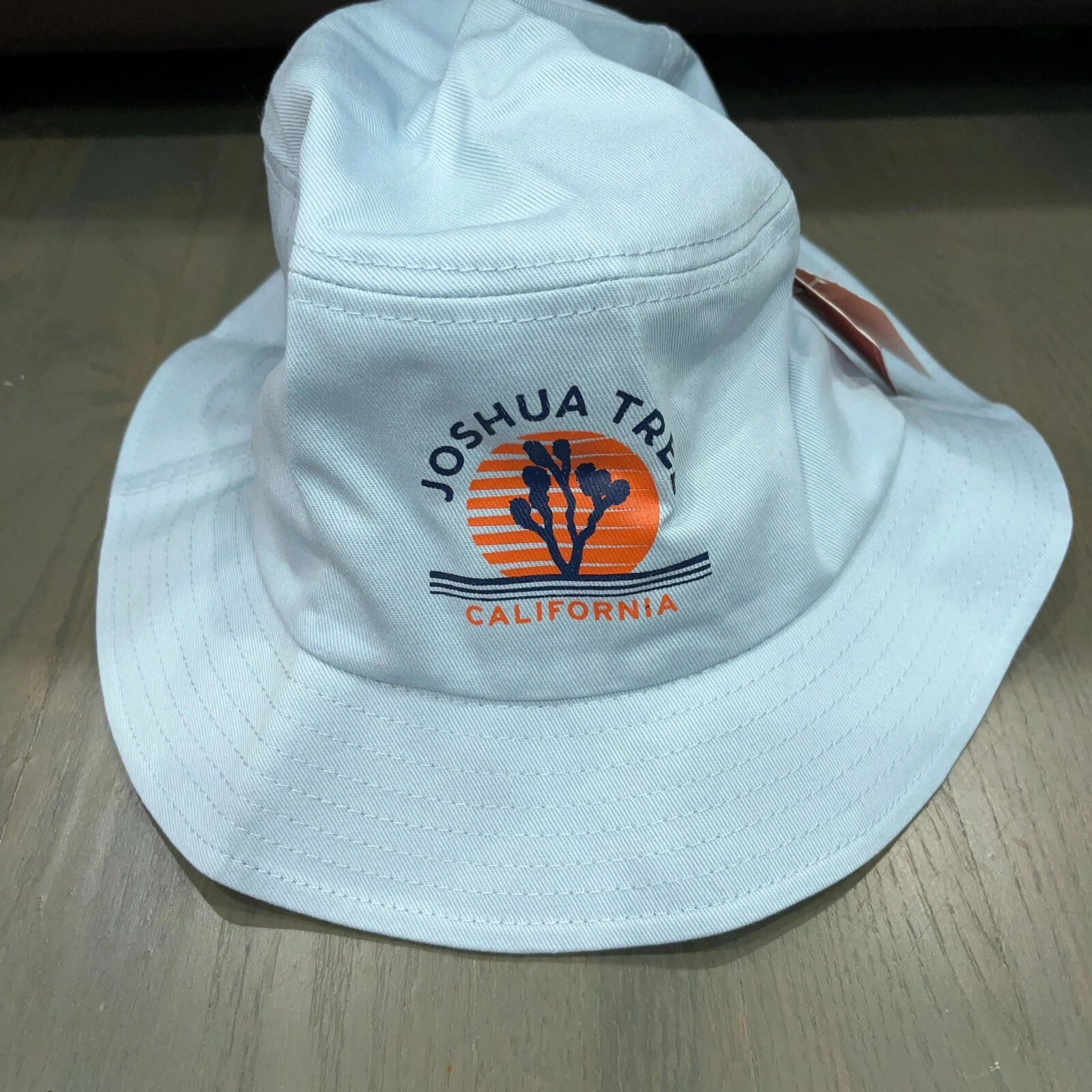 American Needle Joshua Tree Bucket Hat Light Blue Men's Size S/M New