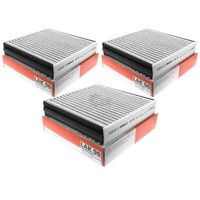 3X Mahle / Knecht LAK 96 Filter Innenraumluft Pollenfilter Innenraumfilter