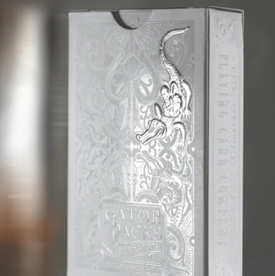 Gatorbacks Silver Playing Cards by David Blaine - Limited, Rare