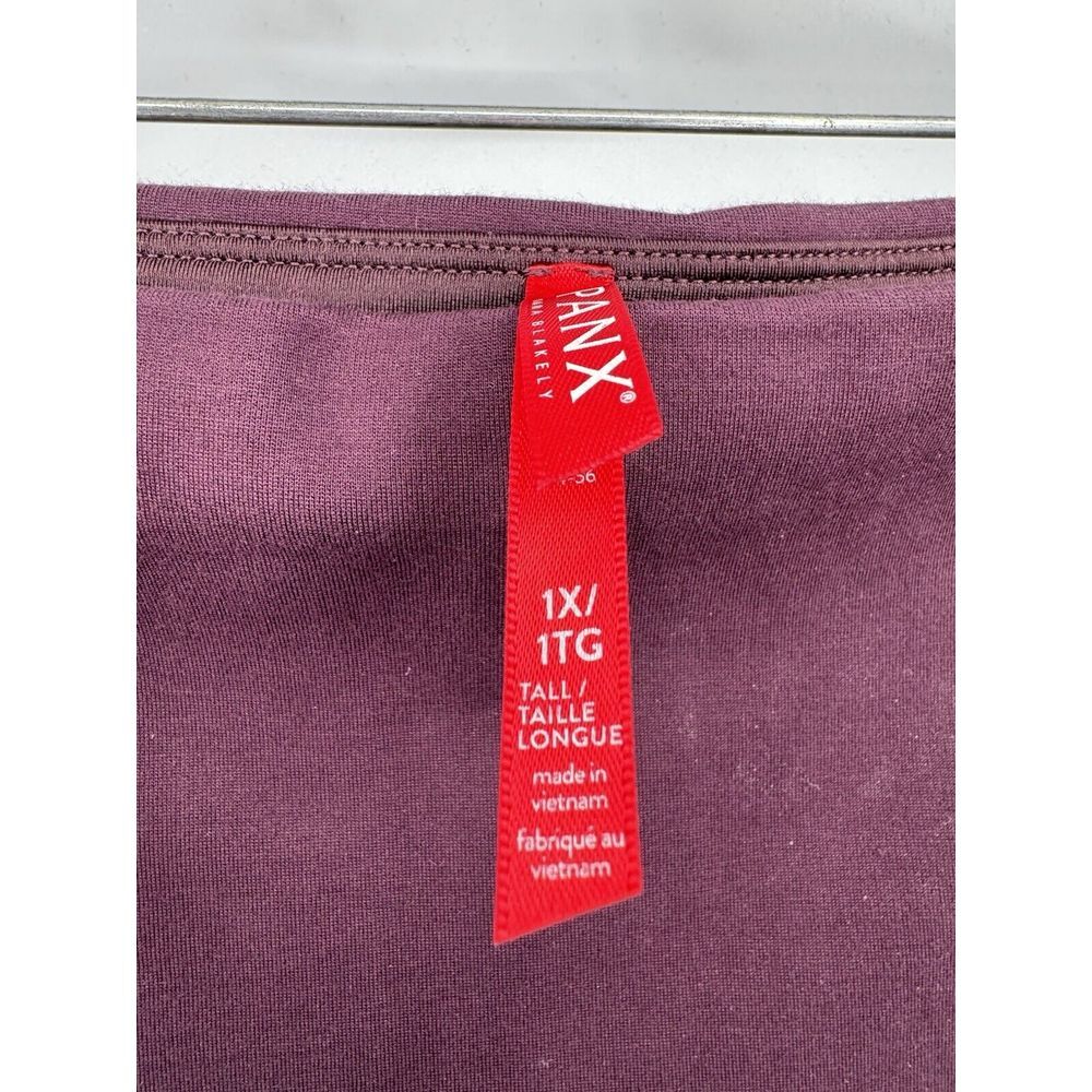 Spanx Ankle Ponte Split Hem Legging Burgundy Wome… - image 3