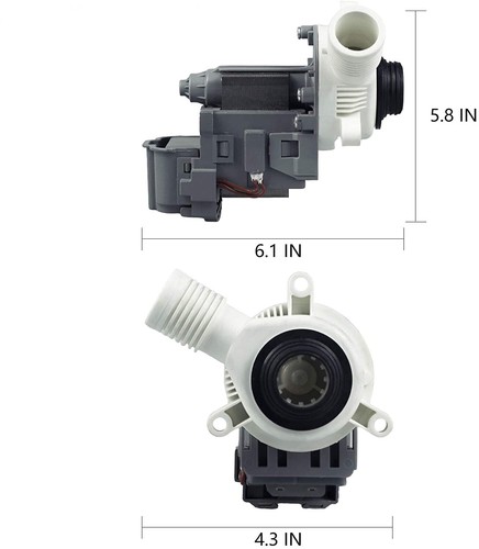 Drain Pump Compatible with Whirlpool Washer PS11751719 W10276397 W10661045 - Picture 5 of 7