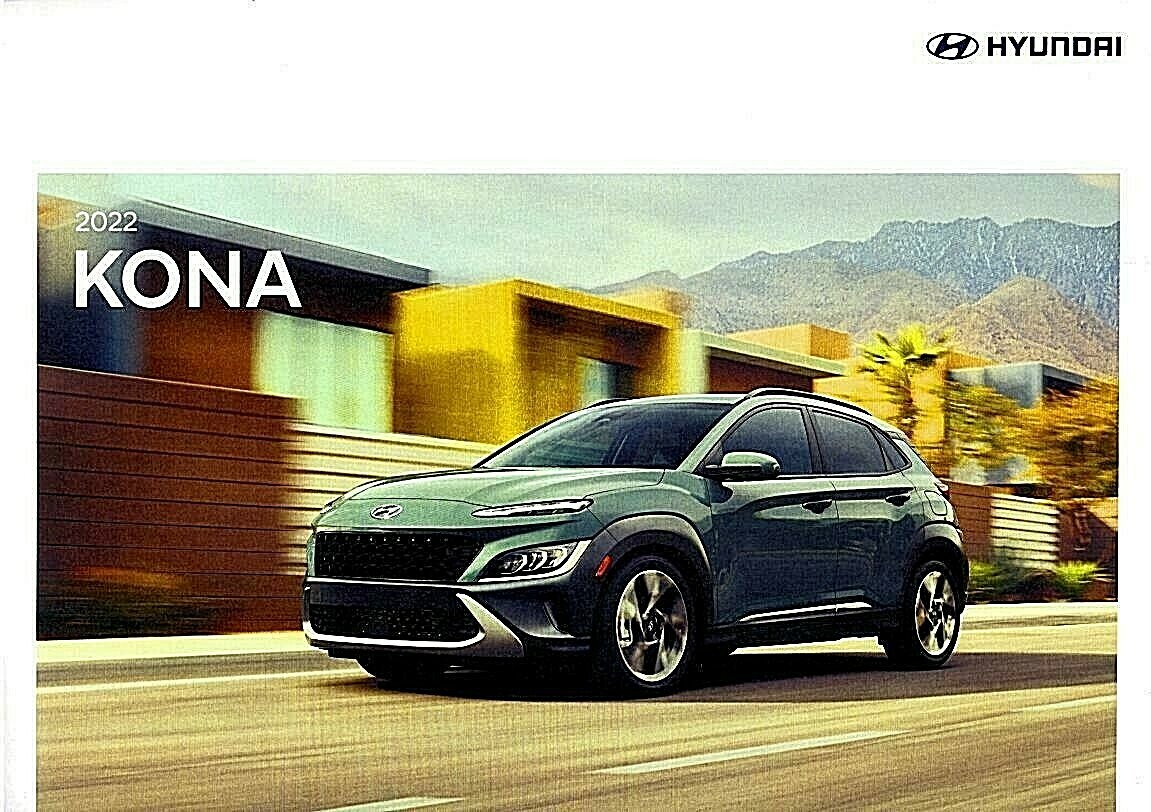 2022 HYUNDAI KONA—U.S. SALES BROCHURE—HYBRID N-LINE—NEW | eBay