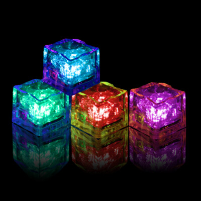 Cubos De Hielo Impermeables Con Luz Led Para Bebidas Que Cambian De Color Bulks