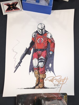 Ron Rudat G.I. Joe print AUTOGRPAHED BY RON RUDAT HASBRO Creator | eBay