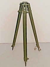 WW2 MILITARY TRIPOD STAND INST. WWII NEW ZEALAND 1942 NO 58 WOOD  BRASS HARDWARE
