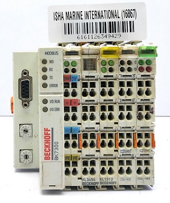 Wago 750-466 Relay O/P Module 2 Channel Beckhoff BK7300 MODBUS Coupler