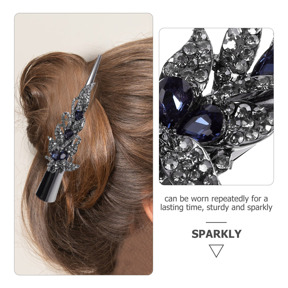 PICKY rhinestone hair clip （BLACK LOGO） ✨BEST SELLING ITEMS】All Rhinestone Hair Clip(BLACK LOGO