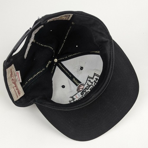Vtg Mitchell Ness NBA I Love This Game Black Snapback Baseball Hat Cap One Size - Picture 6 of 9