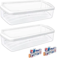 2 PACK UPGRADED WPW10321304 Refrigerator Door Shelf Compatible with Whirlpool