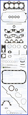 Full Engine Rebuild Gasket Set HONDA CIVIC CVCC 16V 1.3 90 D13B2 (1987-/1990)