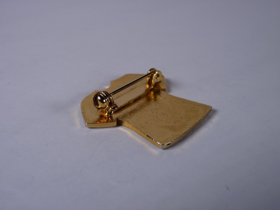 Vintage Blue Shirt Owl Who WBA Bowling Westchester, New York Brooch Pin